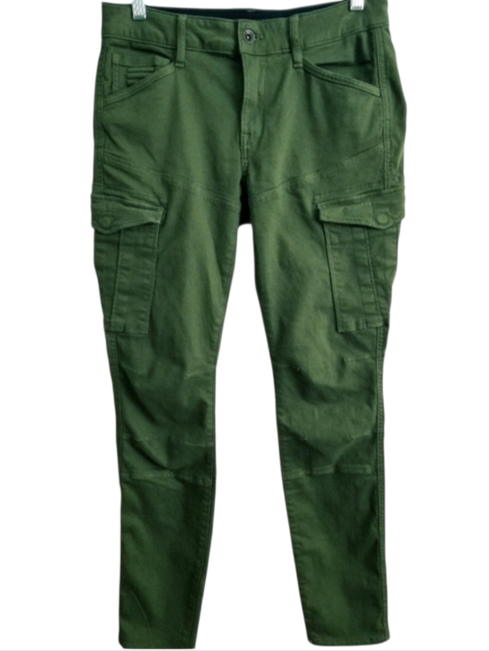 G-Star Raw Rovic High Super Skinny Jeans Cargo Style Pants in Green